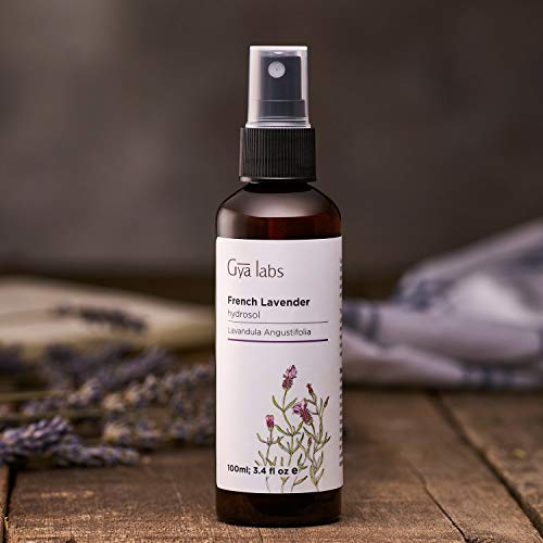 Lavender Floral Water - 100% Pure Hydrosol Spray Mist para dormir, ropa de cama, cara, tónico facial, cuerpo, habitación - 100ml