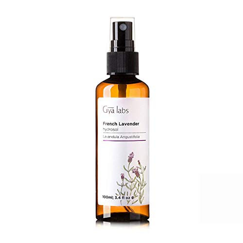 Lavender Floral Water - 100% Pure Hydrosol Spray Mist para dormir, ropa de cama, cara, tónico facial, cuerpo, habitación - 100ml