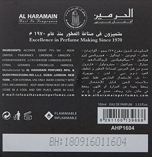 L'Aventure 100 ml Eau De Parfum By Al Haramain Perfumes USA Seller by Al Haramain