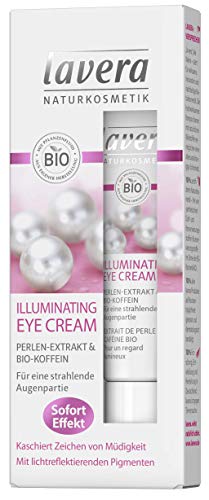 Lavera Cuidado Facial Iluminador Crema de ojos perla, 1er Pack (1 x 15 ml)