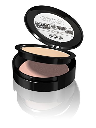 lavera Maquillaje fluido compacto 2in1 -Ivory 01- vegano - cosméticos naturales 100% certificados - 10 gr