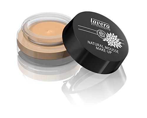 lavera Maquillaje mousse natural -Honey 03- vegano - cosméticos naturales 100% certificados - 15 gr