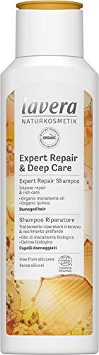 Lavera Shampoo Expert Repair and Deep Care, Expert Repair Shampoo, Hair Care, Natural Cosmetics, vegan, certified, 250ml