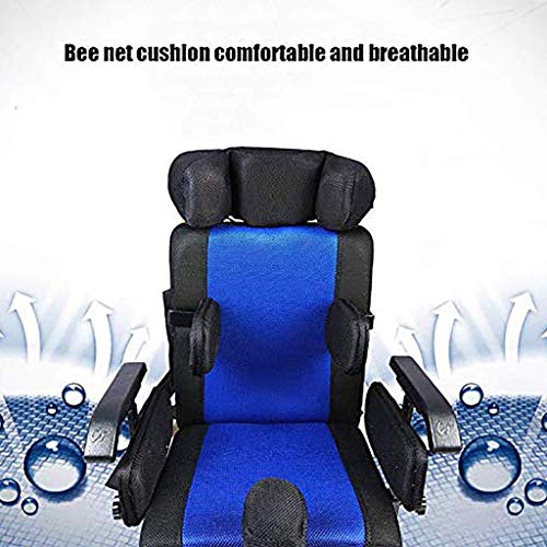 LAZ Silla de ruedas, peso ligero ajustable mitad médico y se extiende Niño en silla de ruedas silla de ruedas de múltiples funciones de la silla de ruedas de parálisis cerebral infantil, adultos