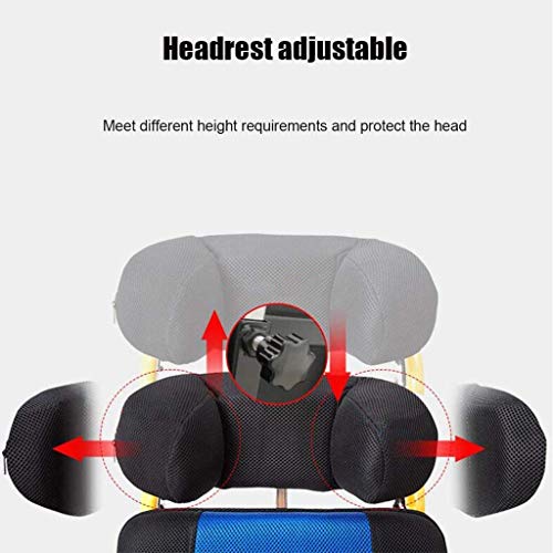 LAZ Silla de ruedas, peso ligero ajustable mitad médico y se extiende Niño en silla de ruedas silla de ruedas de múltiples funciones de la silla de ruedas de parálisis cerebral infantil, adultos