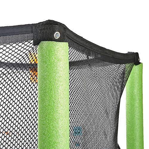 LBLA Trampolín para Niños ø 140 cm Interior/Exterior Cama Elástica Redonda con Recinto, Red de Seguridad Trampolín de Jardín Ejercicio Fitness Jump para Infantil Chico Chica 3456 años