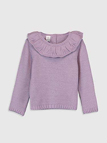 LC WAIKIKI - Jersey de punto para bebé y niña morado 9-12 Meses