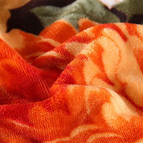 LDDPP Funda de Edredón de Felpa para Invierno,de Forro Polar, Doble Cara, Impresión de Encaje, Color Dorado, Falda de Cama de Visón de Cuatro Piezas, Suave, Juego,Reina,Pétalos Perfumados