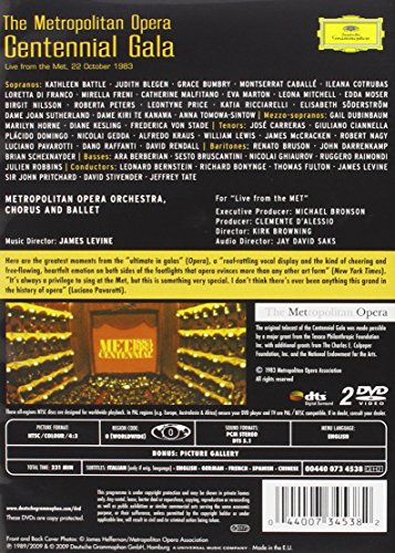 Le Gala Du Centenaire Du Metropolitan Opera [Alemania] [DVD]