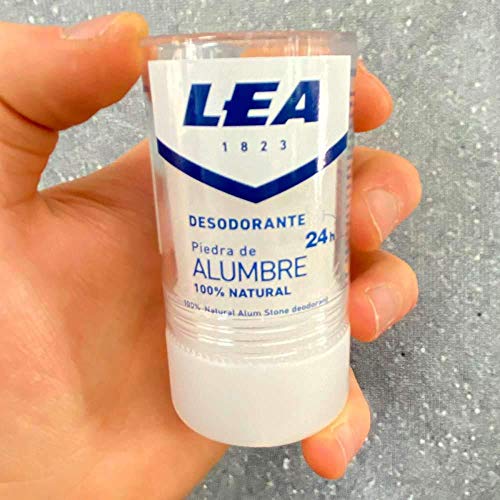Lea 100% Natural Alumbre Bloque - Pare Sangrado de Menores Cortes y Cortes Después Afeitado o de Cera - Natural Desodorante - Suave Antiséptico Propiedades 120g