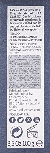 Lea Classic Recambio de Jabón de Afeitar - 100 gr