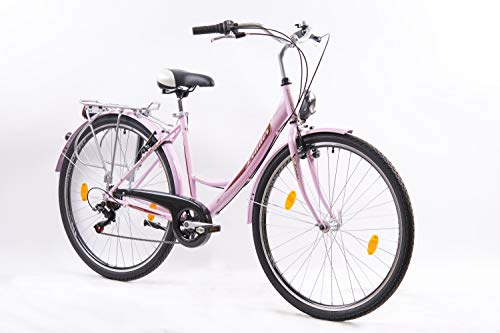 Leader Elegance Bici de Paseo, Women's, Rosado, 28''
