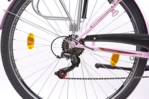 Leader Elegance Bici de Paseo, Women's, Rosado, 28''