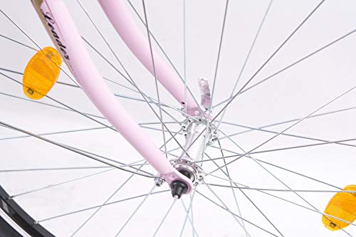 Leader Elegance Bici de Paseo, Women's, Rosado, 28''
