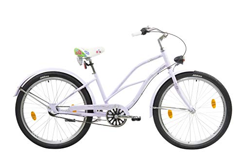 Leader Lazy Bici Crucero, Women's, Lila, 26''