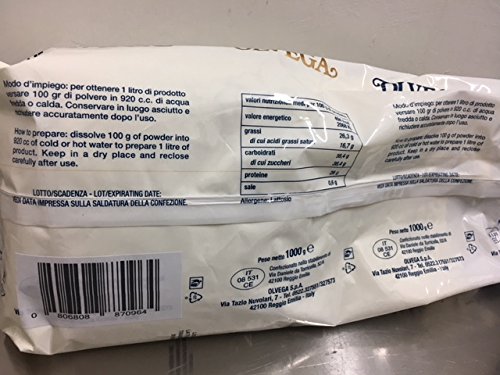 Leche En Polvo Entera Para Adultos, Pastelería Y Helados - 1 Kg - Made in Italy