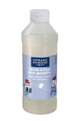 Lefranc & Bourgeois - Barniz al Agua Brillante para Gouache, 1 l
