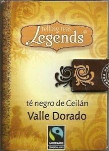Legends té negro de Ceilán una caja contenido 24 bolsas
