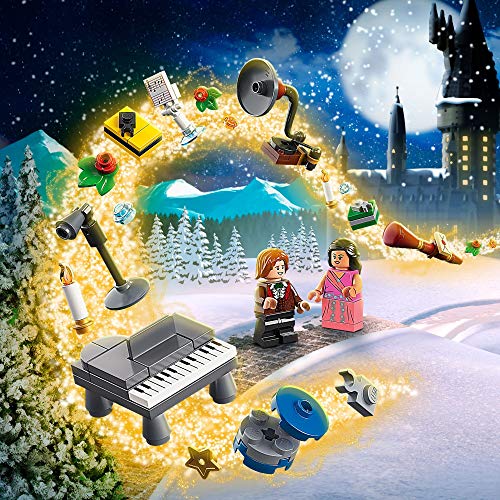 LEGO 75981 Harry Potter Calendario de Adviento 2020, Miniset de Contrucción del Baile de Navidad de Hogwarts