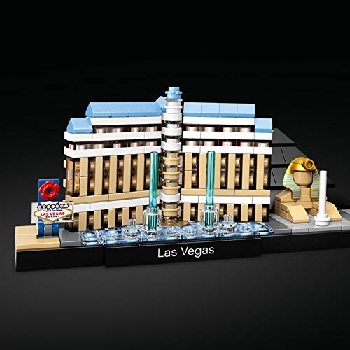 LEGO Architecture - Las Vegas, Set de Construcción del Skyline de la ciudad, Incluye Maquetas de los Hoteles Bellagio, Luxor y Encore (21047) LEGO Architecture - Las Vegas, Set de Construcción del Skyline de la ciudad, Incluye Maquetas de los Hoteles Bellagio, Luxor y Encore (21047)