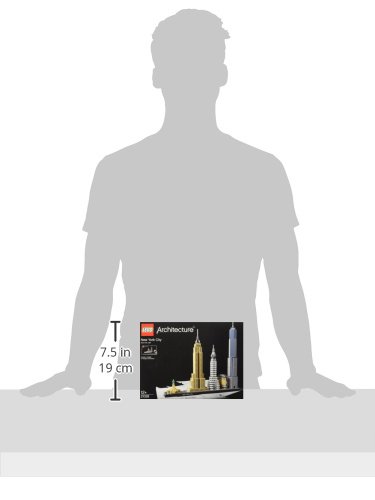 LEGO Architecture - New York, Set de Construcción de Nueva York con el Empire State y la Estatua de la Libertad, Regalo Coleccionable (21028)