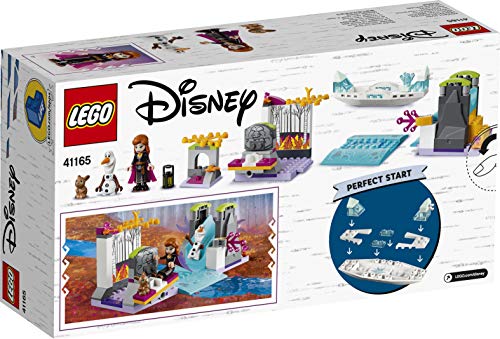 LEGO Disney Princess - Expedición en Canoa de Anna, Incluye Minifigura de Olaf y un Conejito, Piragua de Juguete para Construir, Juguete de Frozen 2 (41165)