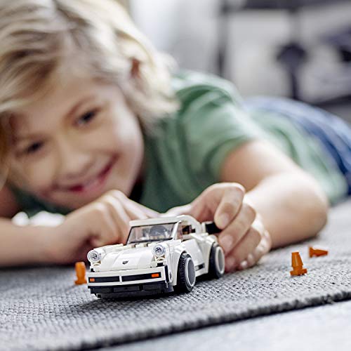LEGO Speed champion - 1974 Porsche 911 turbo 3.0, Set de Contrucción del Clásico Deportivo, Coche de Juguete Blanco, Novedad 2019 (75895)