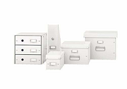 Leitz Caja de Almacenaje A3, Gama Click and Store 60450001 - Grande, Blanco