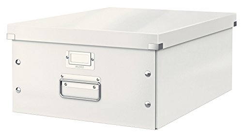 Leitz Caja de Almacenaje A3, Gama Click and Store 60450001 - Grande, Blanco