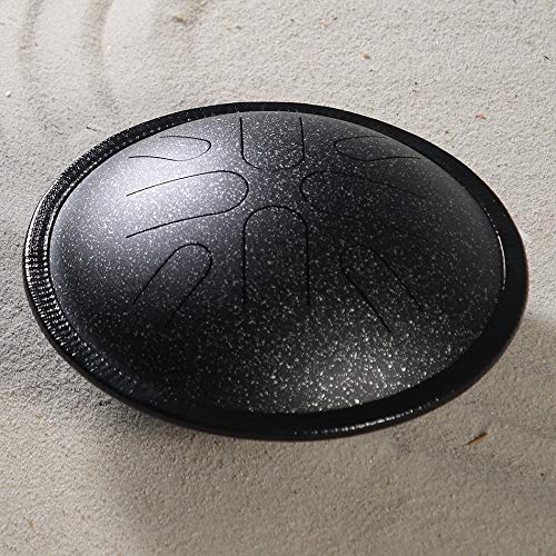 Lengua Tambor de Acero Instrumentos de percusión de la Mano Tune Viaje del Tambor de 10 Pulgadas 8 del Tono del Tambor de Acero etéreo Lengua Tambor Instrumentos de percusión Ocio (Color : 04)