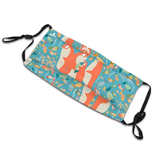 Lesif Oh Yay! We'Re Gonna Have A Fish Fry Face Custom Reutilizable Mitad Buff Mascarilla Divertida Linda Pasamontañas Pañuelo Calentador