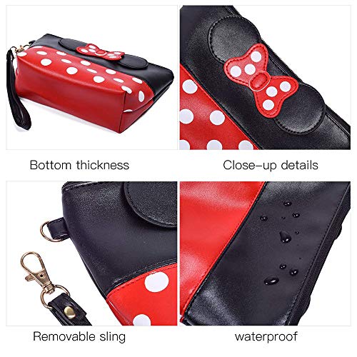 LEUYUAN Bolsa de Aseo de Viaje, Impermeable, con Cremallera