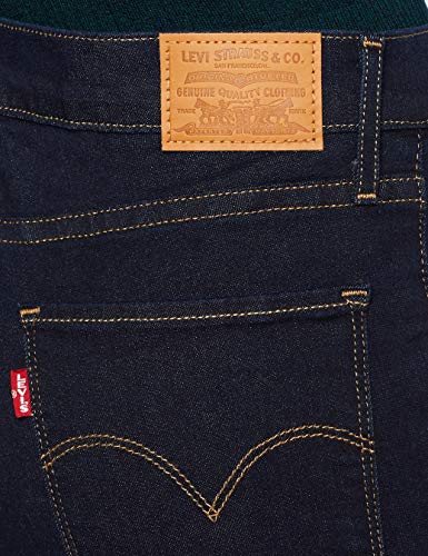 Levi's 724 High Rise Straight Vaqueros, Negro (Two The Nine 0015), W33/L32 (Talla del Fabricante: 33 32) para Mujer