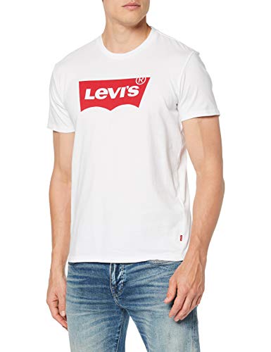 Levi's Graphic Set-In Neck, Camiseta para Hombre, Blanco (C18978 Graphic H215-Hm White Graphic H215-Hm 36.4 140), X-Small