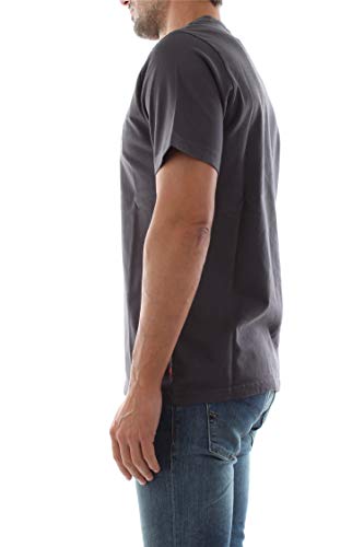 Levi's Relaxed Graphic tee Camiseta, Gris (90's Serif Logo Forged Iron 0045), Large para Hombre