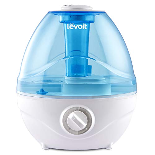 LEVOIT Humidificador Ultrasónico de Niebla Fría de 2.4L para Bebés (sin BPA), Funcionamiento Silencioso, Luz Nocturna y Apagado Automático, con 3 Niveles de Niebla, Dura hasta 24 Horas, Classic 100