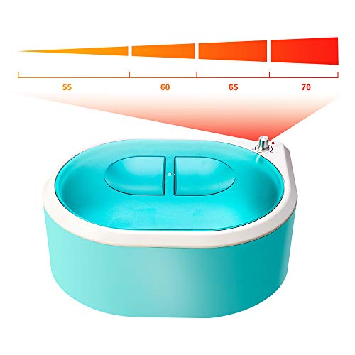 LG&S Calentador De Cera De Parafina, Baño De Fusión Rápida De Cera para Uso Doméstico, Kit De Depilación, 5000 Ml De Gran Capacidad,Azul