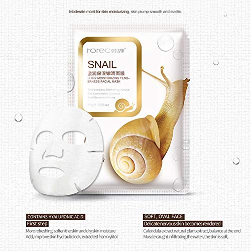 LIANA IRWIN Hidratante Rejuvenecimiento 30 g Caracol colágeno líquido hidratante humectante mascarilla humectante acné hidratante para iluminar el tono de la piel