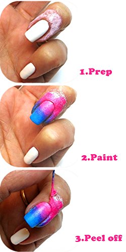 Liar Látex líquido para manicura de uñas, protección líquida y uñas decorativas * 1 (9 colores opcionales)