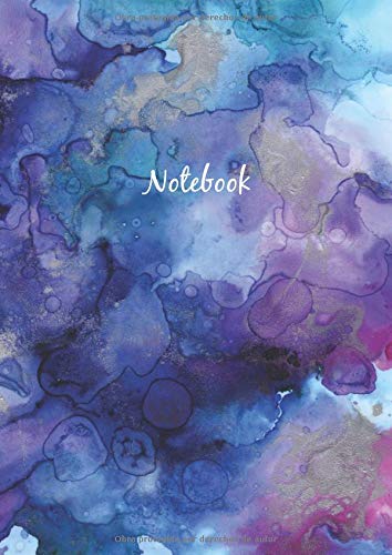 Libreta De Puntos: A4 Cuaderno Dot Grid Para Bullet Journaling, Lettering, Art Notes | Journal De Punteados | 110 Páginas Con Cuadrícula De Punto | Soft Cover Acuarela