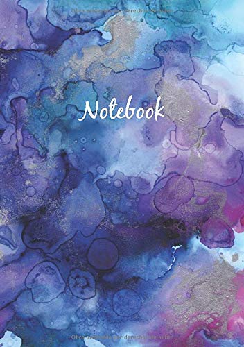 Libreta De Puntos: A5 Cuaderno Dot Grid Para Bullet Journaling, Lettering, Art Notes | Journal De Punteados | 110 Páginas Con Cuadrícula De Punto | Soft Cover Acuarela