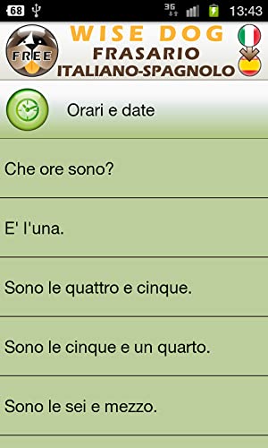 Libro de frases italiano Free