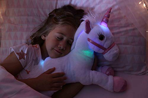 Lica Bella G85711 Rainbow Dreams Unicorn - Peluche de Unicornio (45 cm)