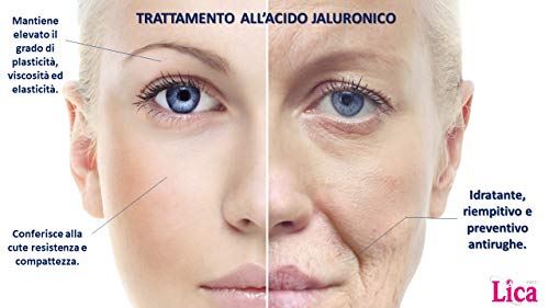 Lica Srl Tónico facial con ácido hialurónico hidratante y energizante