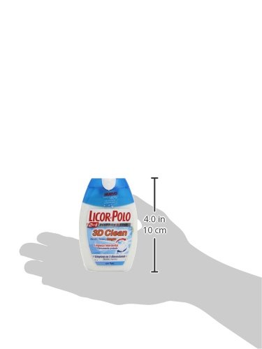 Licor del Polo - 3D Clean - 2 en 1 Dentífrico + Elixir - 75 ml