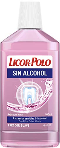 Licor del Polo - Enjuague bucal antiplaca 0% Alcohol - 500 ml