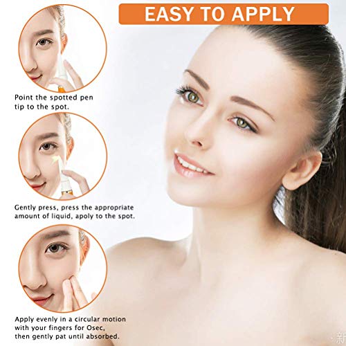 LifeBest 15g Crema blanqueadora Antimanchas VC Eliminación de Manchas de pecas Crema blanqueadora Tratamiento Facial antienvejecimiento para hiperpigmentación