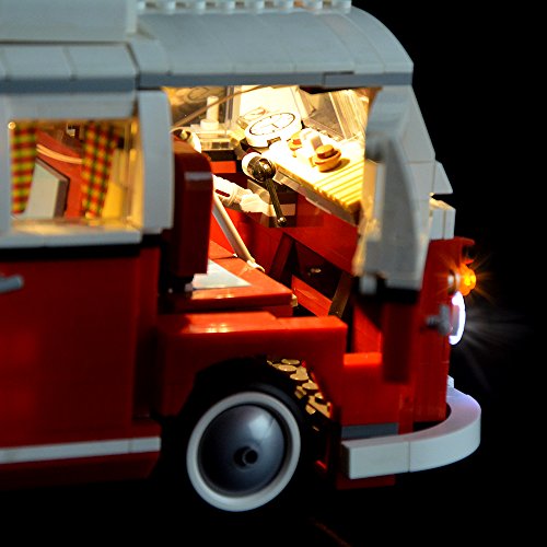 LIGHTAILING Conjunto de Luces (Creator Series Volkswagen T1 Camper Van) Modelo de Construcción de Bloques - Kit de luz LED Compatible con Lego 10220 (NO Incluido en el Modelo).