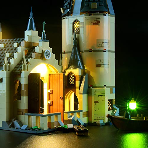 LIGHTAILING Conjunto de Luces (Harry Potter Gran Comedor de Hogwarts) Modelo de Construcción de Bloques - Kit de luz LED Compatible con Lego 75954 (NO Incluido en el Modelo)