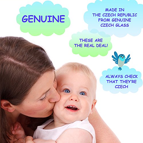 Lima de cristal para uñas, lima suave para bebés y niños - Bona Fide Beauty Premium Czech Glass